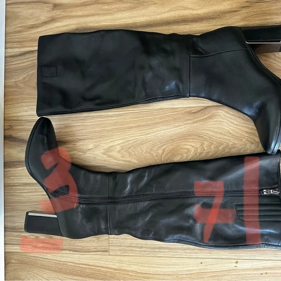 NEW! Leather, Lined, Knee-High Boots - Picture 2 of 8